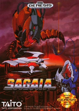 Darius II box art for Sega Mega Drive